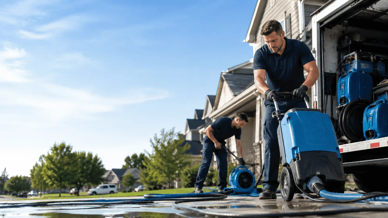 Water Mitigation being performed in Yorktown Heights, NY